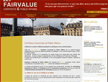 Tablet Screenshot of fairvaluecc.com